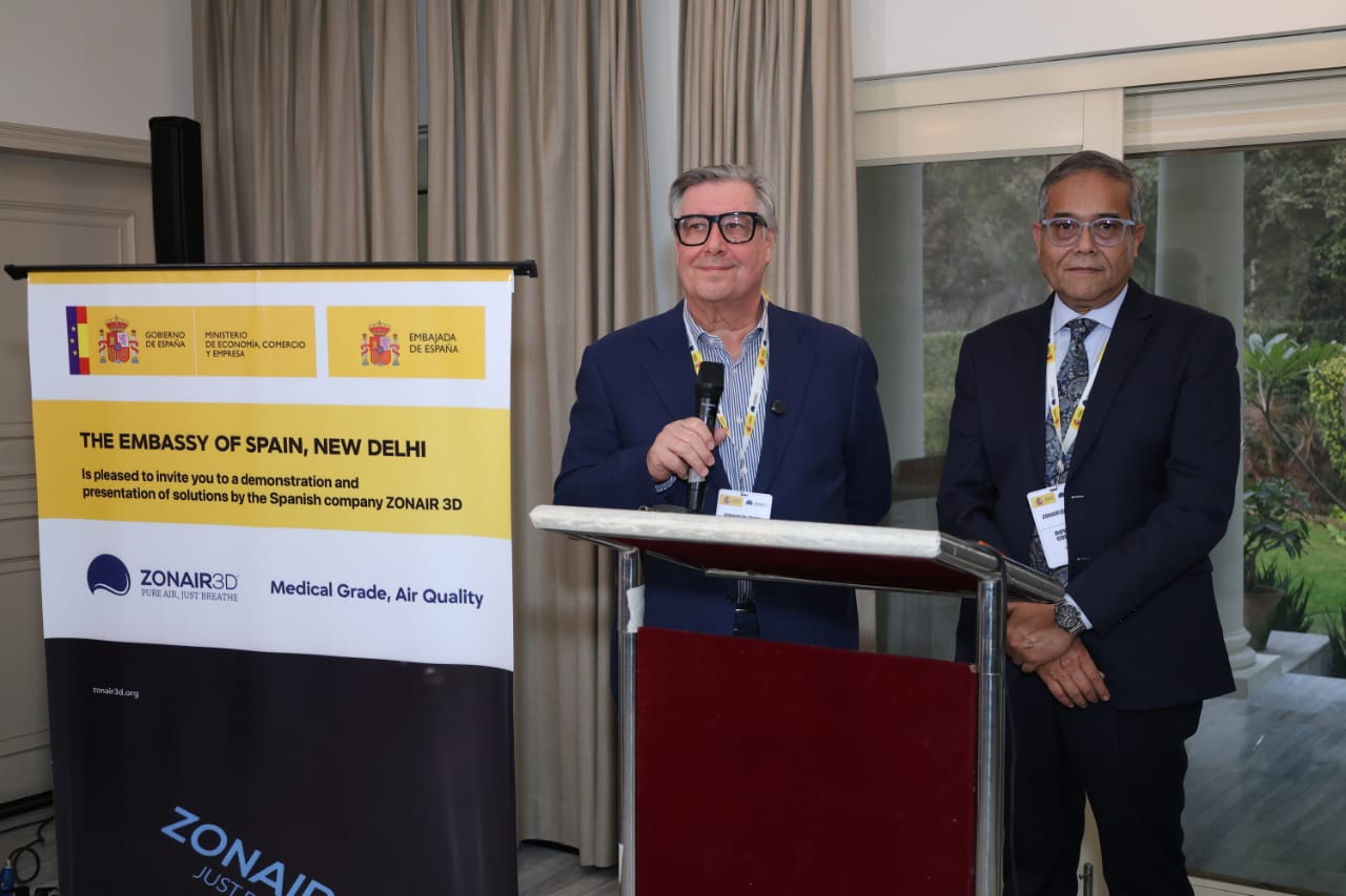 Alessandro Dotti, Group Chief Executive Officer of Zonair3D and Royden Correa, Chief Executive Officer, Zonair Projects India Pvt. Ltd. (Z3D India)
