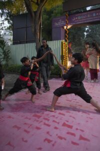 Vibrant atmosphere at Jashn-e-Bachpan 2026, India’s premier children’s theatre festival.