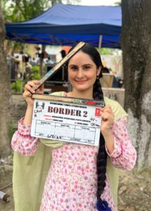 Audience celebrating patriotic film Border 2 in cinema hall