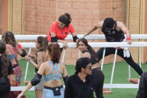 Dimpal Singh performing task on The 50 reality show