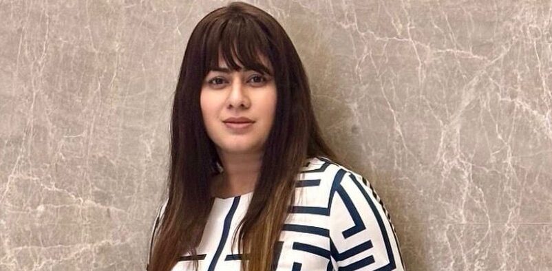 Kashyata Bhatia showcasing modern and classic fashion blend