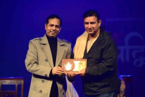 Kumud Mishra at National School of Drama event