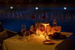 Proposals, Fire Shows & Roses: Mazzo’s Romantic Valentine’s Night
