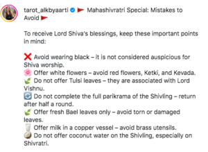 Aarti Kakkar Lists Ritual Practices to Avoid on Shivratri