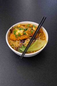 Seoul Paneer Crunch Bowl with spicy Korean-inspired flavors