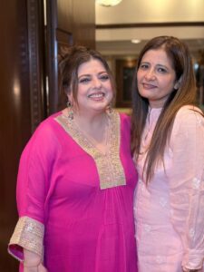 Delnaaz Irani With Pooja Seth At The Sound Healing Session