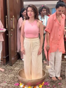 Roop Durgapal At 'Womb To Soul' Sound Healing Session