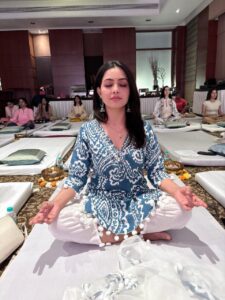 Shubhangi Atre At Pooja Seth Womb to Soul sound healing session in Juhu on Women’s Day