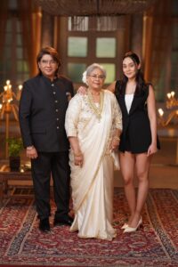 Ishika Shahi With Rajan & Deepa Shahi