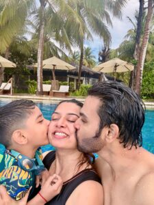 Naman Shaw family holiday Maldives travel moment