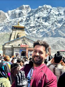 Sanjay describes the Kedarnath visit as one of the most meaningful experiences of his life.