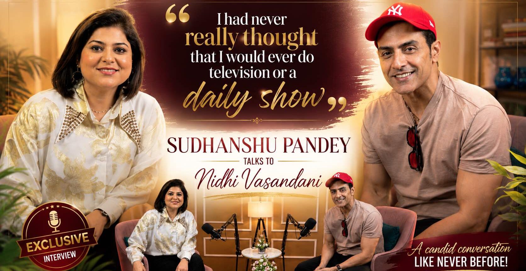 Sudhanshu Pandey talks to Nidhi Vasandani about Anupamaa, television acting, daily soap challenges, and his journey from films to TV.