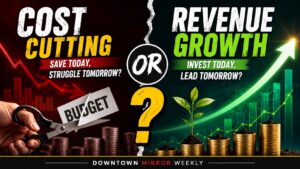 Cost Cutting or Revenue Growth During A Slowdown? Downtown Mirror Weekly