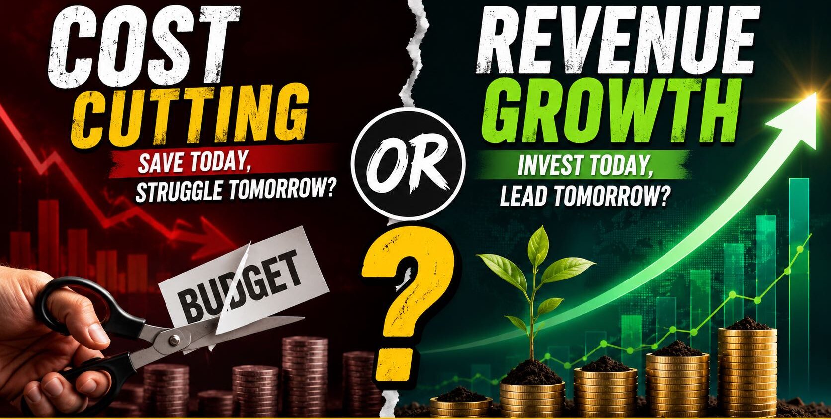 Cost Cutting or Revenue Growth During A Slowdown?